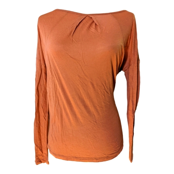 Cashmere blend long sleeve t-shirt Navy Blue - Picture 10 of 10